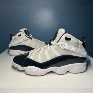 Air Jordan 6 Rings Defining Moments CW6993-100 Men's Sneakers US 10.5 Authentic